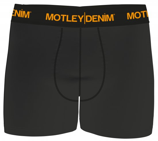 Motley Denim Amsterdam Boxershorts Charcoal 2-pack - Bielizna & stroje kąpielowe - Bielizna & Stroje kąpielowe 2XL-8XL