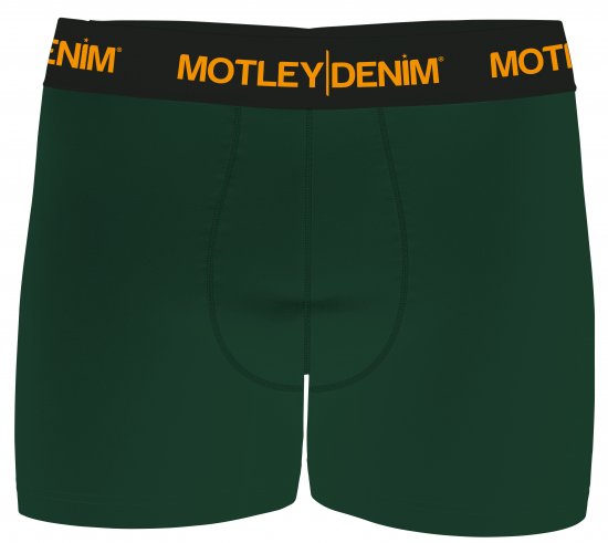 Motley Denim Amsterdam Boxershorts Racing Green 2-pack - Bielizna & stroje kąpielowe - Bielizna & Stroje kąpielowe 2XL-8XL