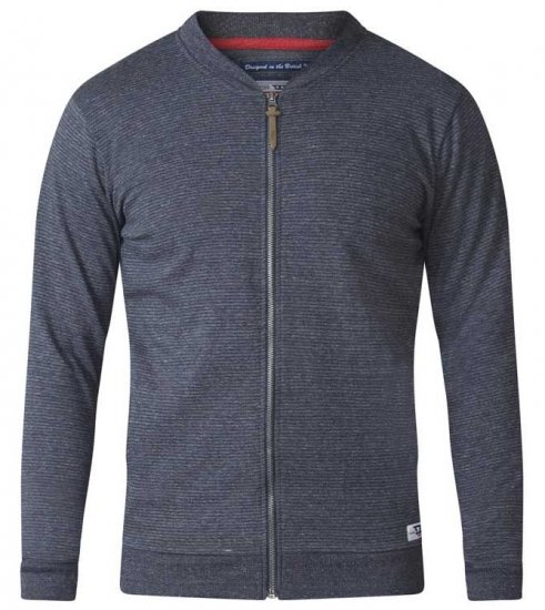 D555 Arnie Sweatshirt With Pocket Charcoal - Bluzy & bluzy z kapturem - Bluzy & Bluzy z kapturem 2XL-12XL
