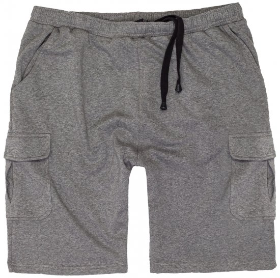 Adamo Athen Sweatshorts with Cargo pocket Grey - Dresy & spodenki dresowe - Dresy & Spodnie Dresowe 2XL-12XL