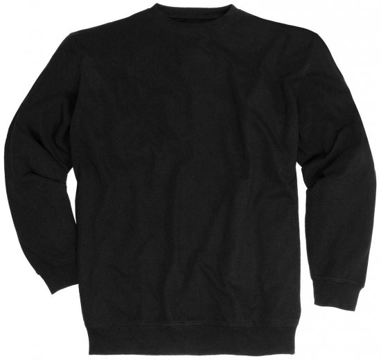 Adamo Athen Crew neck Sweatshirt Black - Bluzy & bluzy z kapturem - Bluzy & Bluzy z kapturem 2XL-12XL