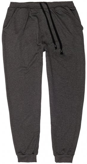 Adamo Athen Sweatpants with Cuffs Charcoal - Dresy & spodenki dresowe - Dresy & Spodnie Dresowe 2XL-12XL