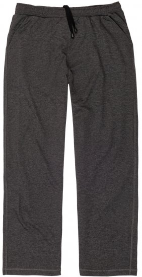 Adamo Athen Sweatpants with Open Hem Charcoal - Dresy & spodenki dresowe - Dresy & Spodnie Dresowe 2XL-12XL