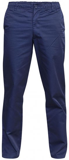 D555 Basilio Pants with elasticated waist Navy - Dżinsy & spodnie - Dżinsy i Spodnie - W40-W70