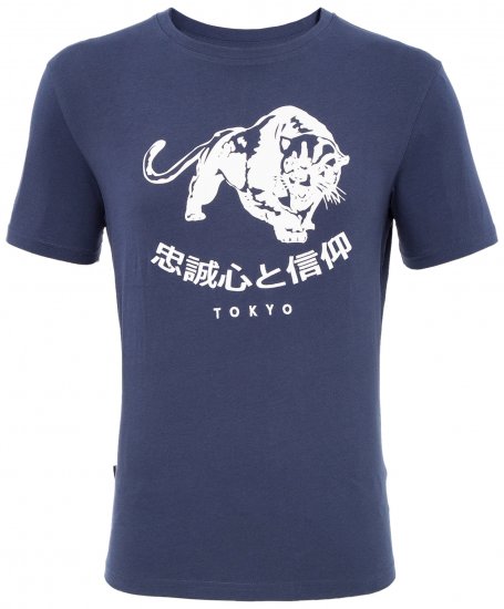 Loyalty & Faith Blocker T-shirt Blue - Koszulki - T-shirty meskie Duże Rozmiary - 2XL-14XL