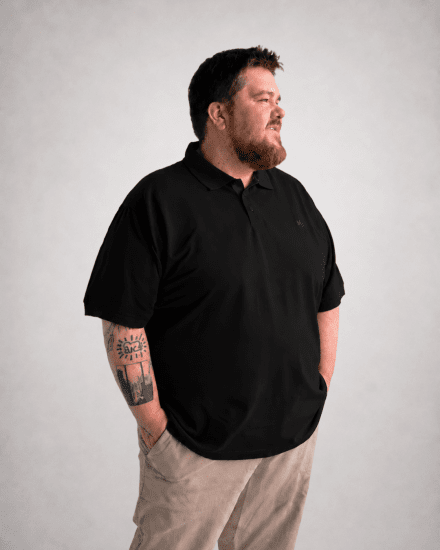 Motley Denim Bratislava Polo Black - Koszulki polo - Koszulki Polo 2XL-8XL