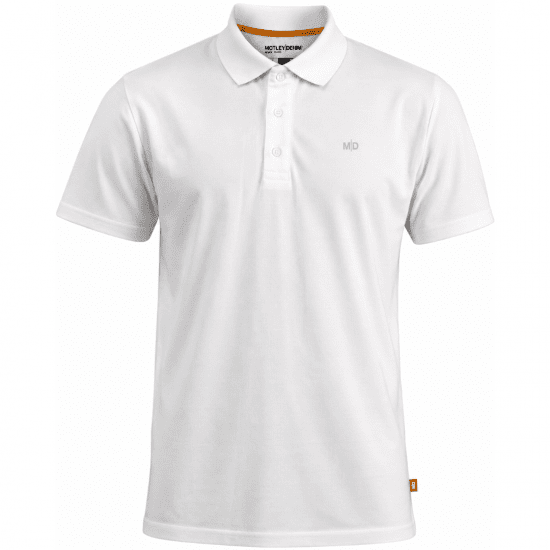 Motley Denim Bratislava Polo White - Koszulki polo - Koszulki Polo 2XL-8XL