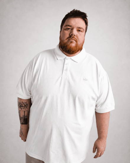 Motley Denim Bratislava Polo White - Koszulki polo - Koszulki Polo 2XL-8XL