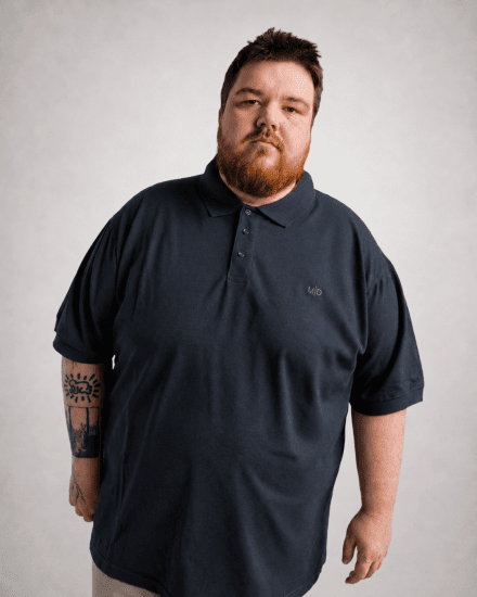 Motley Denim Bratislava Polo Dark Indigo - Koszulki polo - Koszulki Polo 2XL-8XL