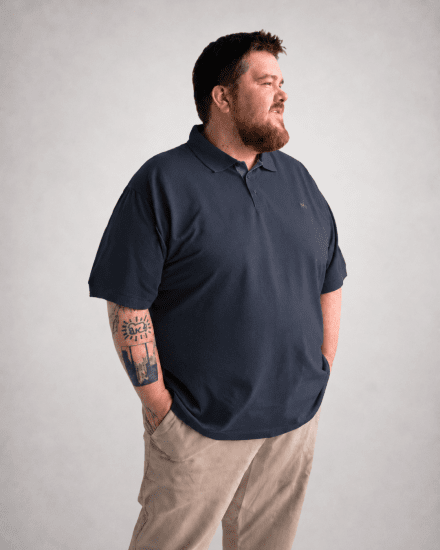 Motley Denim Bratislava Polo Dark Indigo - Koszulki polo - Koszulki Polo 2XL-8XL