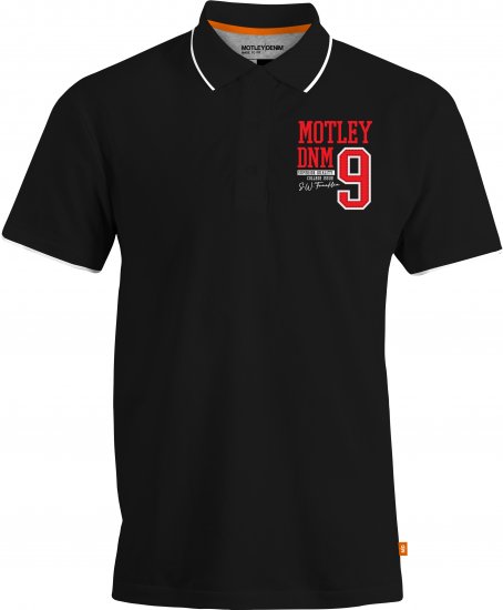 Motley Denim Brighton Polo Black - Koszulki polo - Koszulki Polo 2XL-8XL