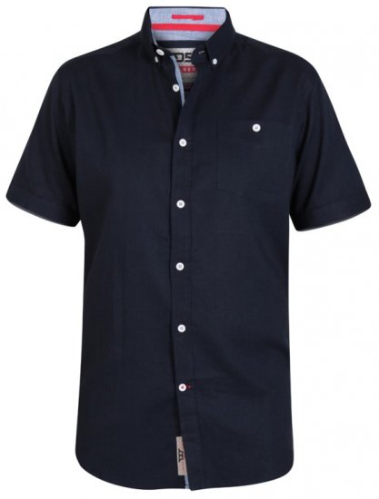 D555 Brixton Shirt Navy - Koszule - Koszule 2XL-10XL