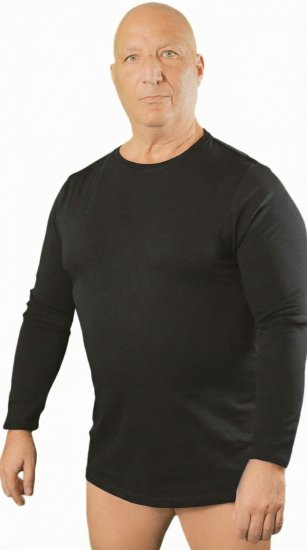 20 Nodi Carbino Long Sleeve Sport T-Shirt Black - Koszulki z długim rękawem - Koszulki z długim rękawem - 2XL-8XL