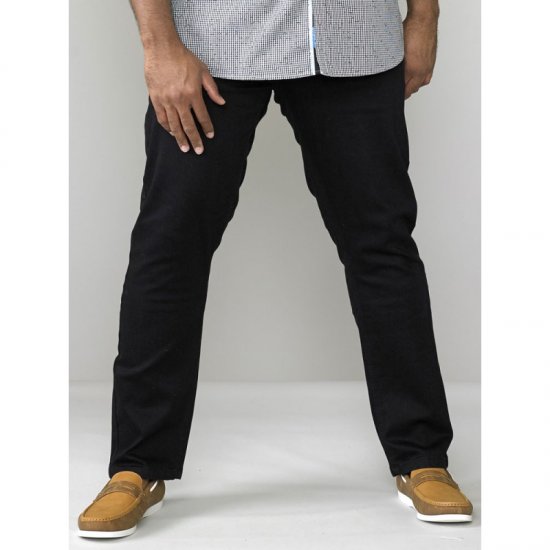 D555 Claude Stretch Jeans Black TALL SIZES - ODZIEŻ MĘSKA MT-6XLT - WYSOKIE-rozmiary