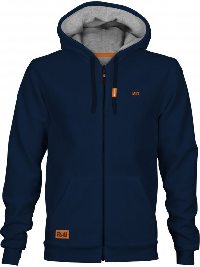 Motley Denim Copenhagen Hoodie Navy - Bluzy & bluzy z kapturem - Bluzy & Bluzy z kapturem 2XL-12XL