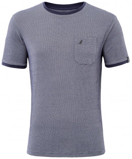 Kangol Cosmo T-shirt Navy - Koszulki - T-shirty meskie Duże Rozmiary - 2XL-14XL