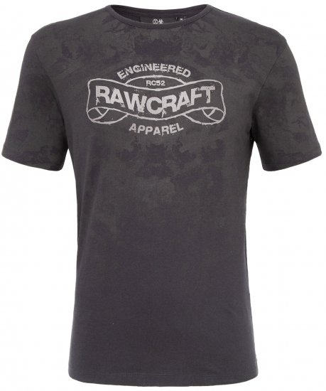 Rawcraft Crowler T-shirt Black - Koszulki - T-shirty meskie Duże Rozmiary - 2XL-14XL