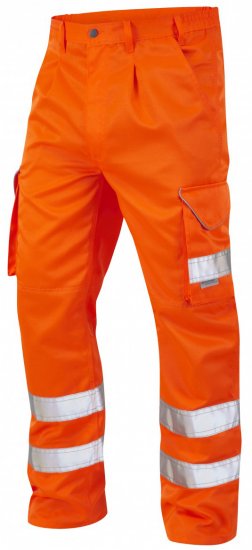Leo Bideford Cargo Pants Hi-Vis Orange - Odzież robocza - Odzież robocza 3XL-6XL