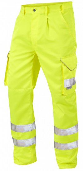 Leo Bideford Cargo Pants Hi-Vis Yellow - Odzież robocza - Odzież robocza 3XL-6XL