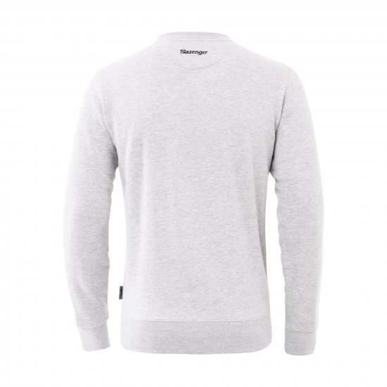 Slazenger Dean Sweatshirt Grey - Bluzy & bluzy z kapturem - Bluzy & Bluzy z kapturem 2XL-12XL