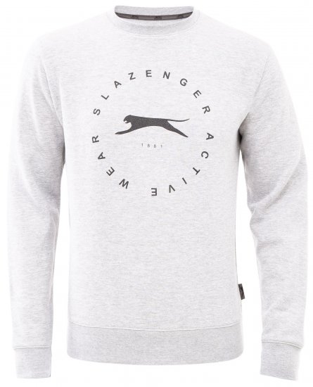 Slazenger Dean Sweatshirt Grey - Bluzy & bluzy z kapturem - Bluzy & Bluzy z kapturem 2XL-12XL