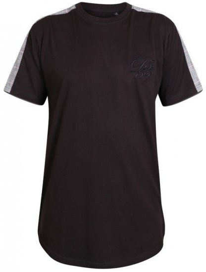 D555 Diaz T-shirt Black - Koszulki - T-shirty meskie Duże Rozmiary - 2XL-14XL