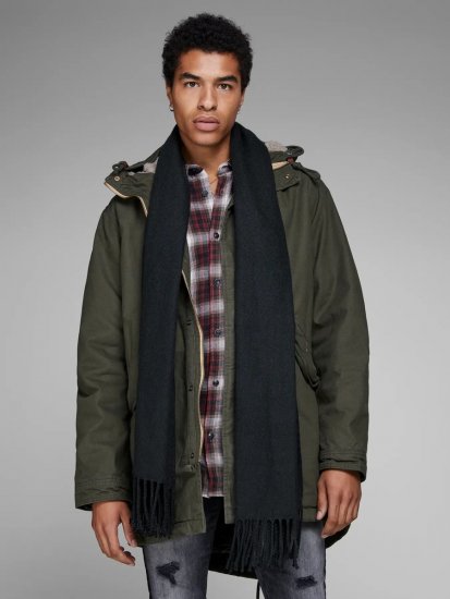 Jack & Jones Solid Szalik Czarna - Szaliki - 