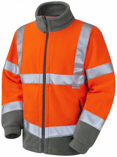 Leo Hartland Fleece Jacket Orange - Odzież robocza - Odzież robocza 3XL-6XL