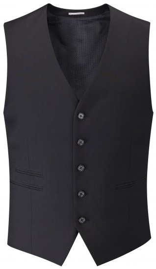 Skopes Madrid Waistcoat Black - Garnitury - Garnitury dużych rozmiarach