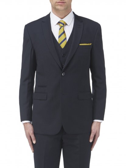 Skopes Madrid Suit jacket Navy - Garnitury - Garnitury dużych rozmiarach