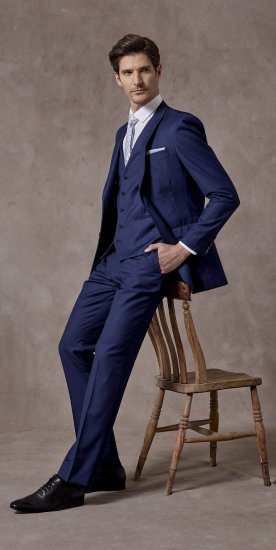 Skopes Kennedy Suit pants Royal Blue - Dżinsy & spodnie - Dżinsy i Spodnie - W40-W70