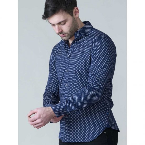 D555 Lavar Long Sleeve Diamond Printed Shirt - Koszule - Koszule 2XL-10XL