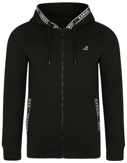 Kangol Foray Hoodie Black - Bluzy & bluzy z kapturem - Bluzy & Bluzy z kapturem 2XL-12XL