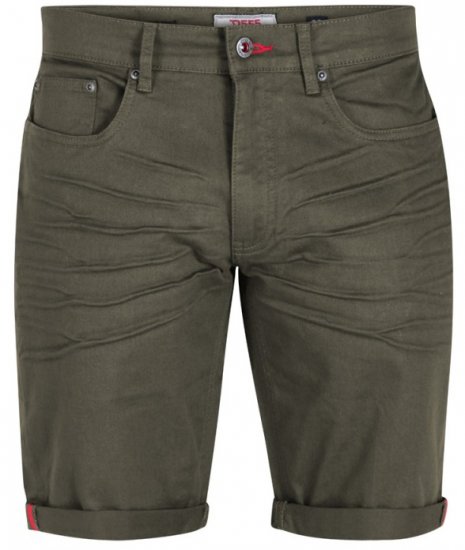 D555 Gilbert Stretch Shorts Khaki - Szorty - Szorty W40-W60