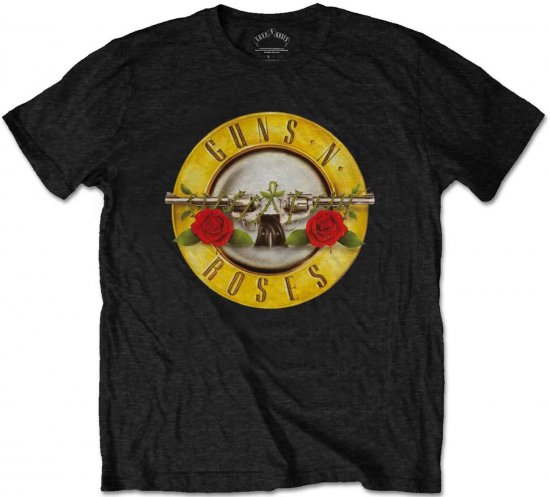 Guns N' Roses Classic logo T-shirt Black - Koszulki - T-shirty meskie Duże Rozmiary - 2XL-14XL