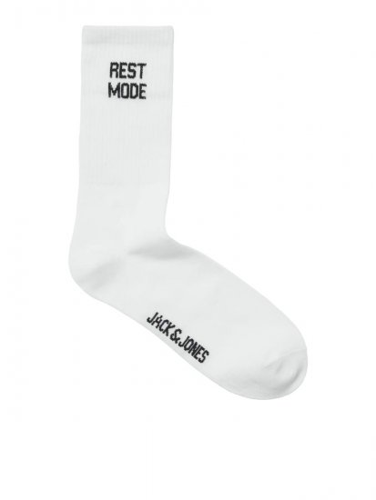 Jack & Jones Power Statements Skarpety tenisowe Biały 3-pack - Bielizna & stroje kąpielowe - Bielizna & Stroje kąpielowe 2XL-8XL