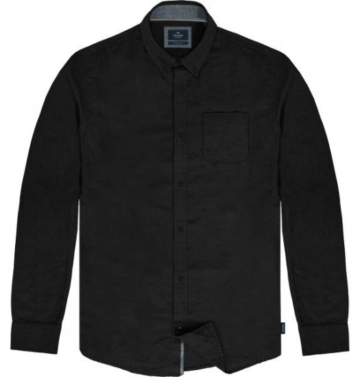 Double Outfitters GS-5225 Koszula oxford Czarny - Koszule - Koszule 2XL-10XL