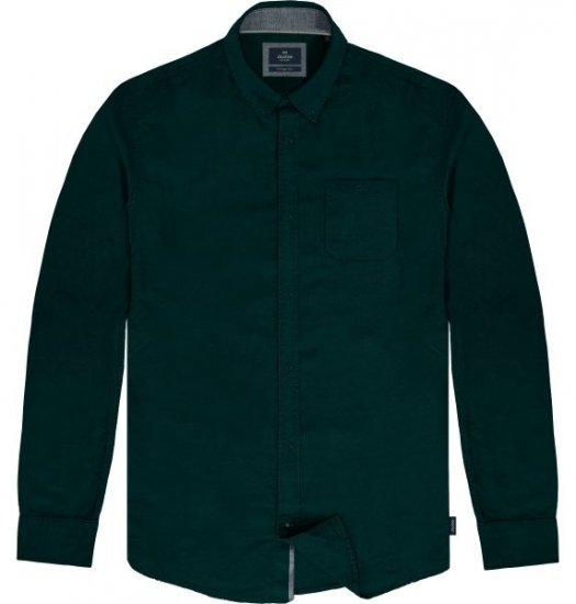 Double Outfitters GS-5225 Koszula oxford Ciemnozielony - Koszule - Koszule 2XL-10XL