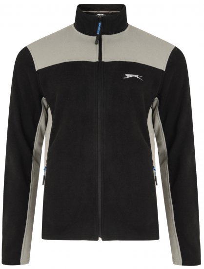 Slazenger Haines Microfleece Black - Bluzy & bluzy z kapturem - Bluzy & Bluzy z kapturem 2XL-12XL