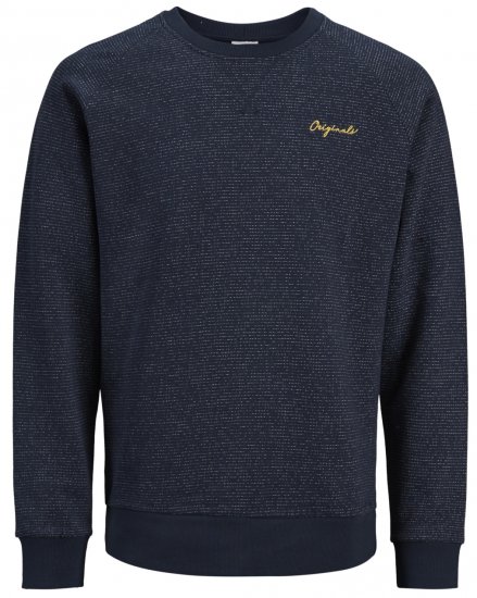 Jack & Jones Hide Sweatshirt Navy - Bluzy & bluzy z kapturem - Bluzy & Bluzy z kapturem 2XL-12XL