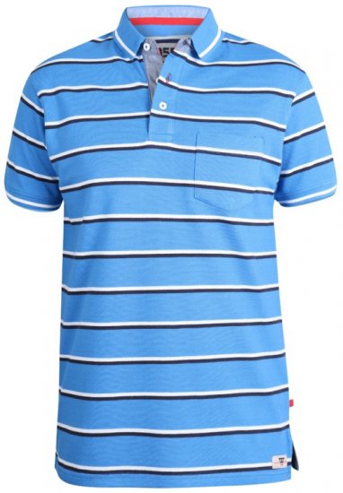 D555 Holmes Polo Blue - Koszulki polo - Koszulki Polo 2XL-8XL