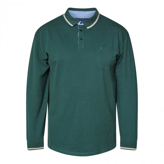 North Latitude Superflex Polo LS Zielony/Khaki - Koszulki polo - Koszulki Polo 2XL-8XL