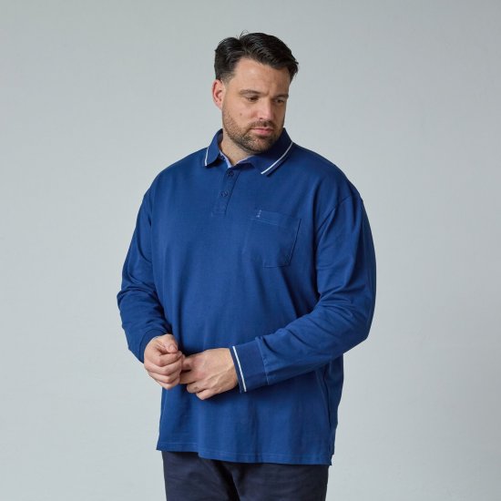 North Latitude Superflex Polo LS Niebieski - Koszulki polo - Koszulki Polo 2XL-8XL
