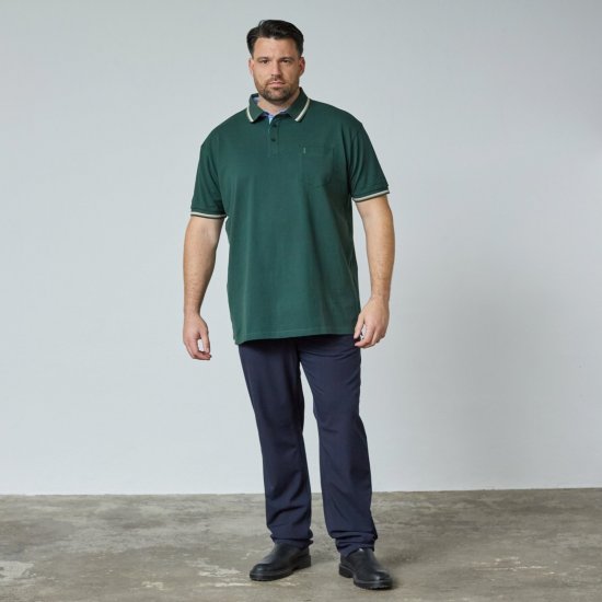 North Latitude Superflex Polo Zielony/Khaki - TALL koszulki polo - Koszulki polo TALL dla wysokich
