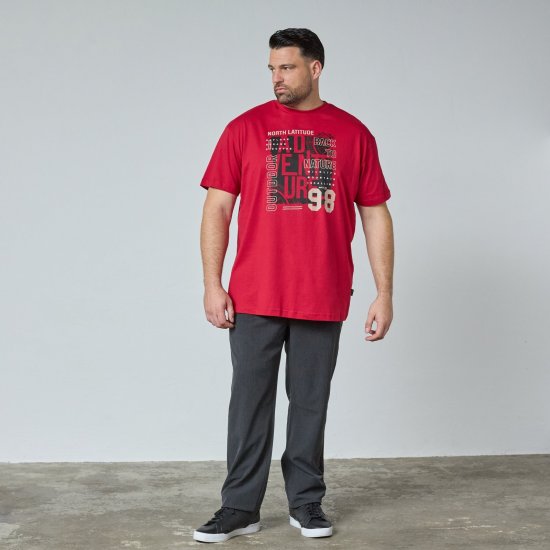 North Latitude Adventure 98 Graphic Tee Żółty/Pomarańczowy - TALL koszulki - Koszulki dla wysokich mężczyzn