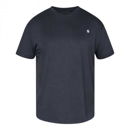 North Latitude T-Shirt With Back Print Czarny - TALL koszulki - Koszulki dla wysokich mężczyzn