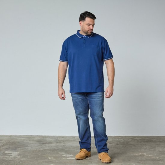 North Latitude Superflex Polo Niebieski - TALL koszulki polo - Koszulki polo TALL dla wysokich