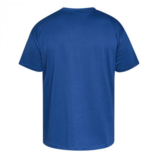 North Latitude US T-Shirt Niebieski - Koszulki - T-shirty meskie Duże Rozmiary - 2XL-14XL