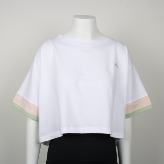 Nora Mikken AGNES Crop Top White - Koszulki - 