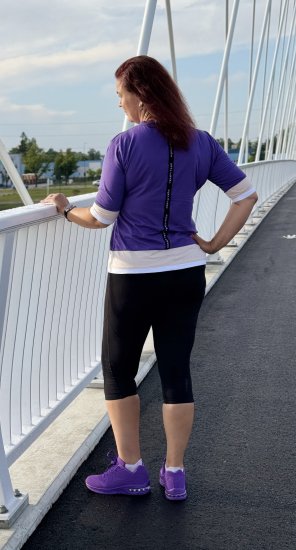 Nora Mikken ANNELI T-Shirt Purple - Koszulki - 